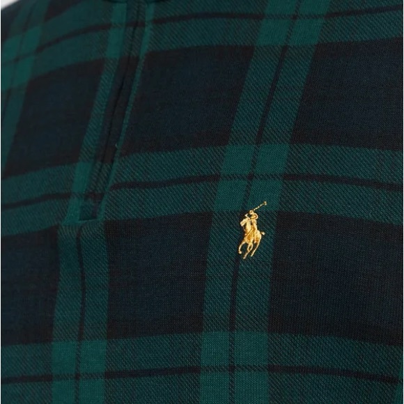 NWT Polo Ralph Lauren Blackwatch Plaid Men’s Estate-Rib Cotton Pullover - Picture 4 of 10